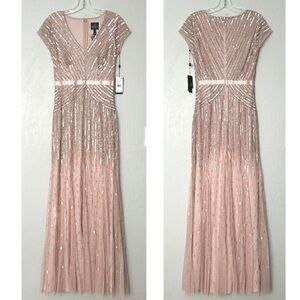 Adriana papell sequins dress